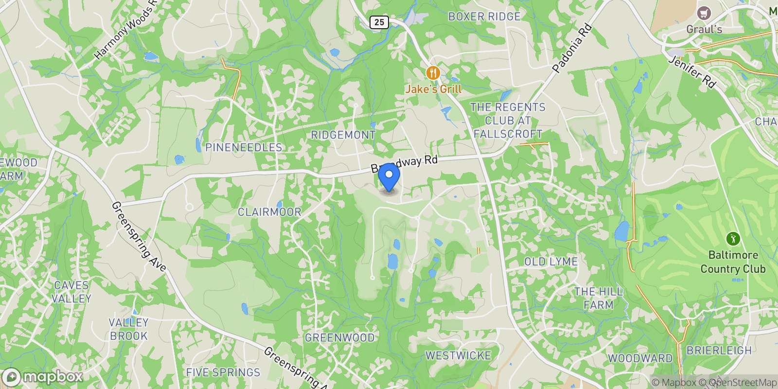 Map showing 1308 Musgrove Road, Lutherville Timonium, MD 21093, Sparks, Maryland, United States.