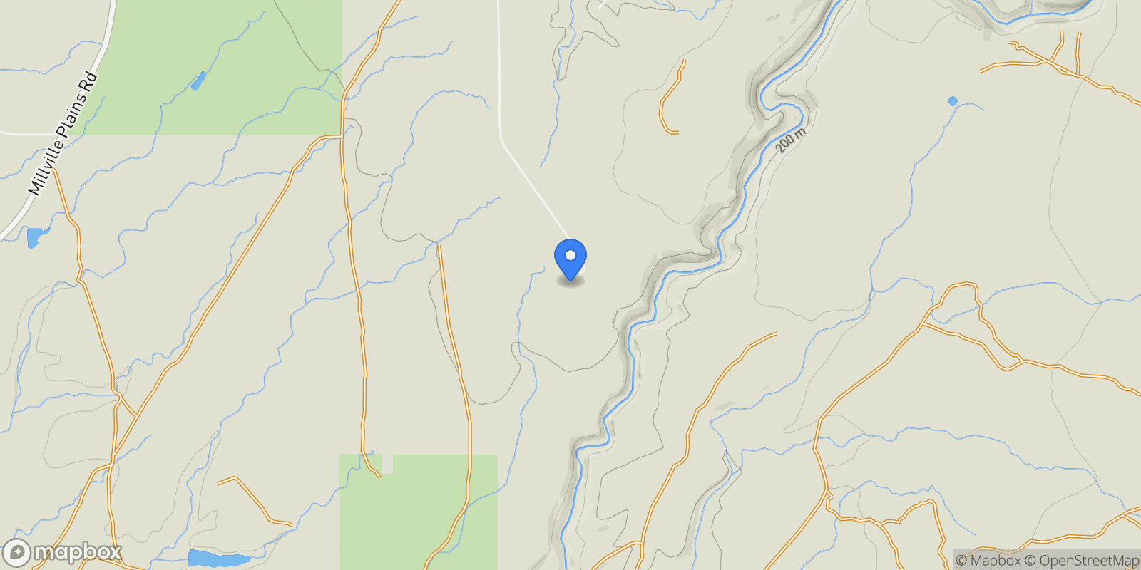 Map showing 7576 Bear Creek Way , Millville, CA 96062, Anderson, California, United States.