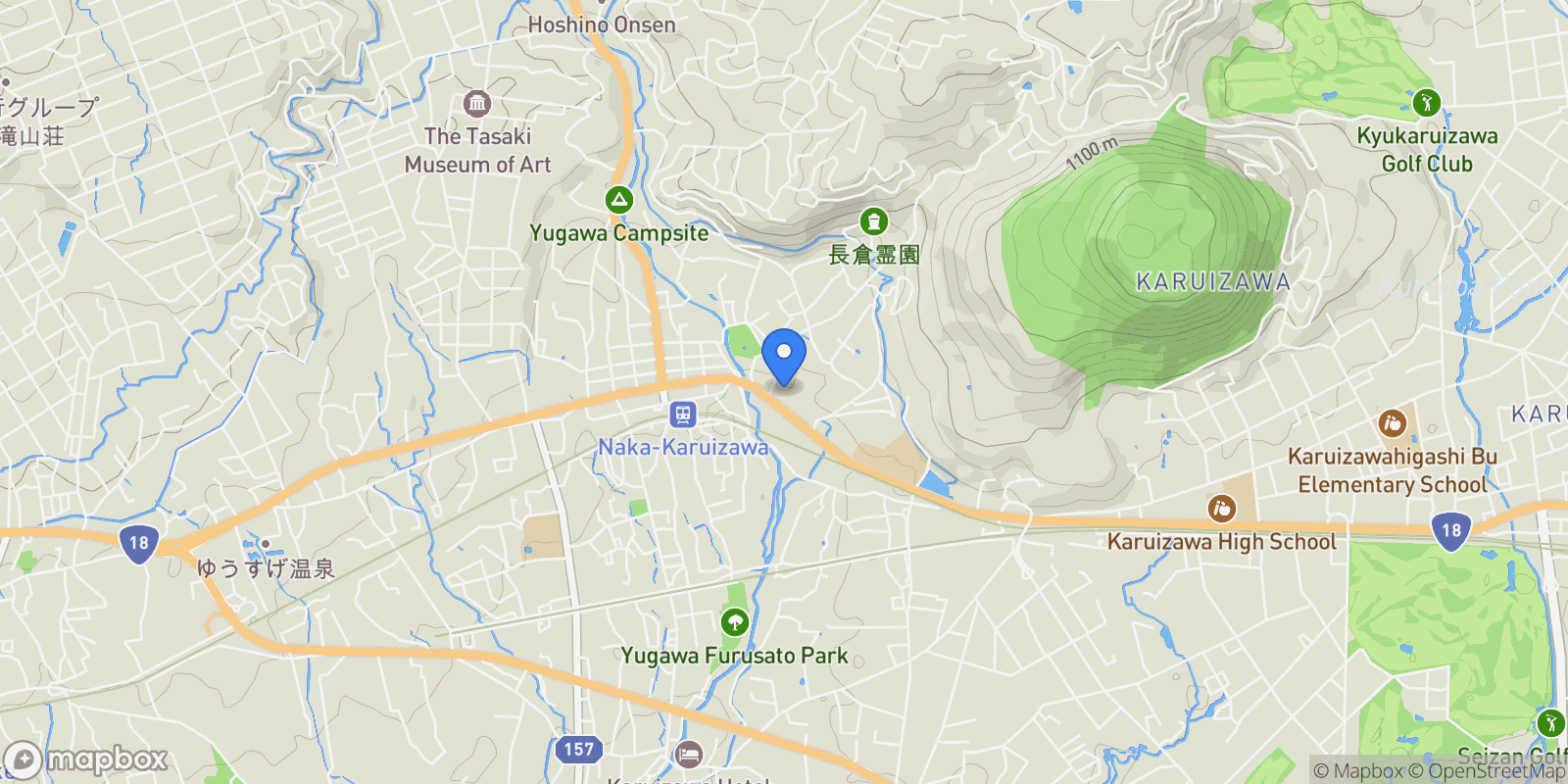 Map showing Karuizawa, 20, Karuizawa, Nagano, Japan.