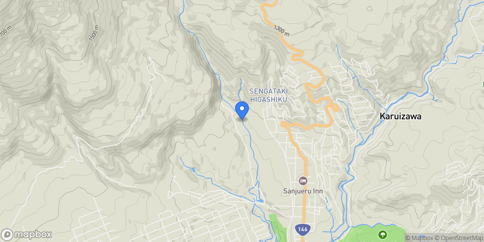 Map showing Karuizawa, 20 389-0111, Karuizawa, Nagano, Japan.
