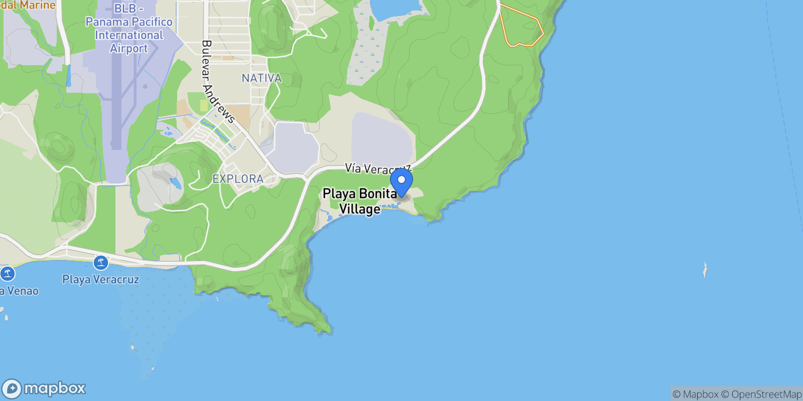 Map showing Km 6 Camino A Veracruz, Panamá, Provincia de Panamá Oeste, Panama, Arraiján, Panama, Panama.