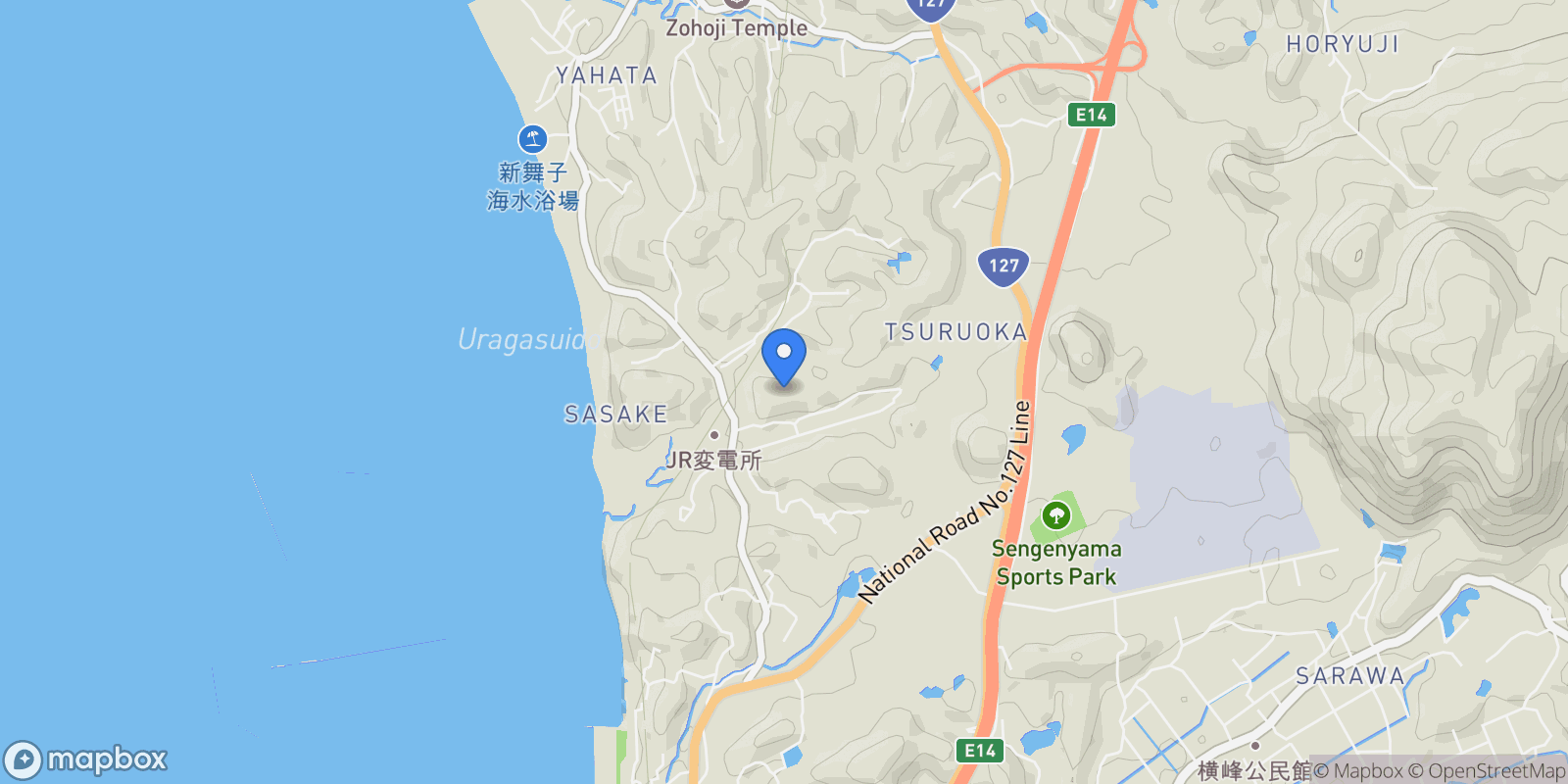 Map showing Futtsu, 12 293-0055, Futtsu, Chiba, Japan.