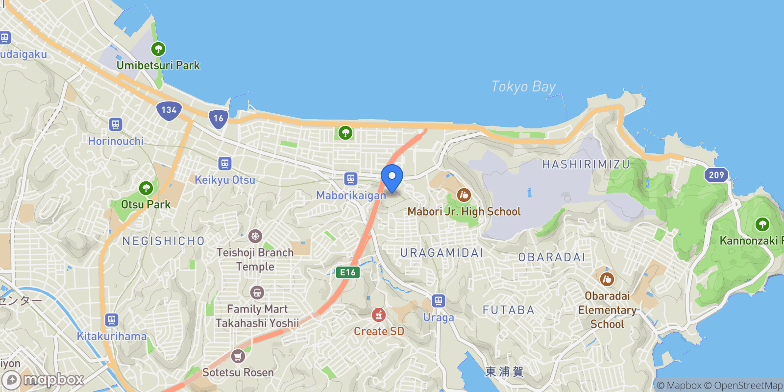 Map showing Yokosuka-shi, 14 239-0802, Yokosuka, Kanagawa, Japan.