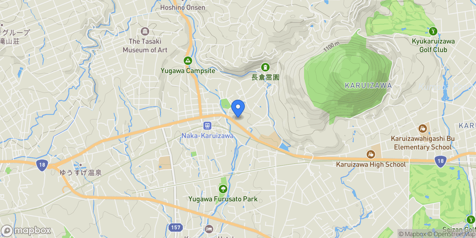 Map showing Karuizawa, 20, Karuizawa, Nagano, Japan.