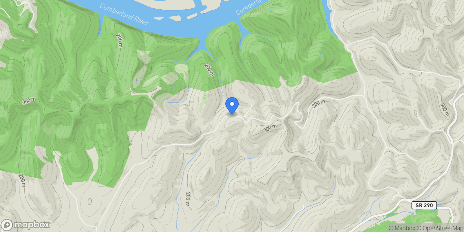 Map showing 0 Huff Hollow Rd , Granville, TN 38564, Granville, Tennessee, United States.