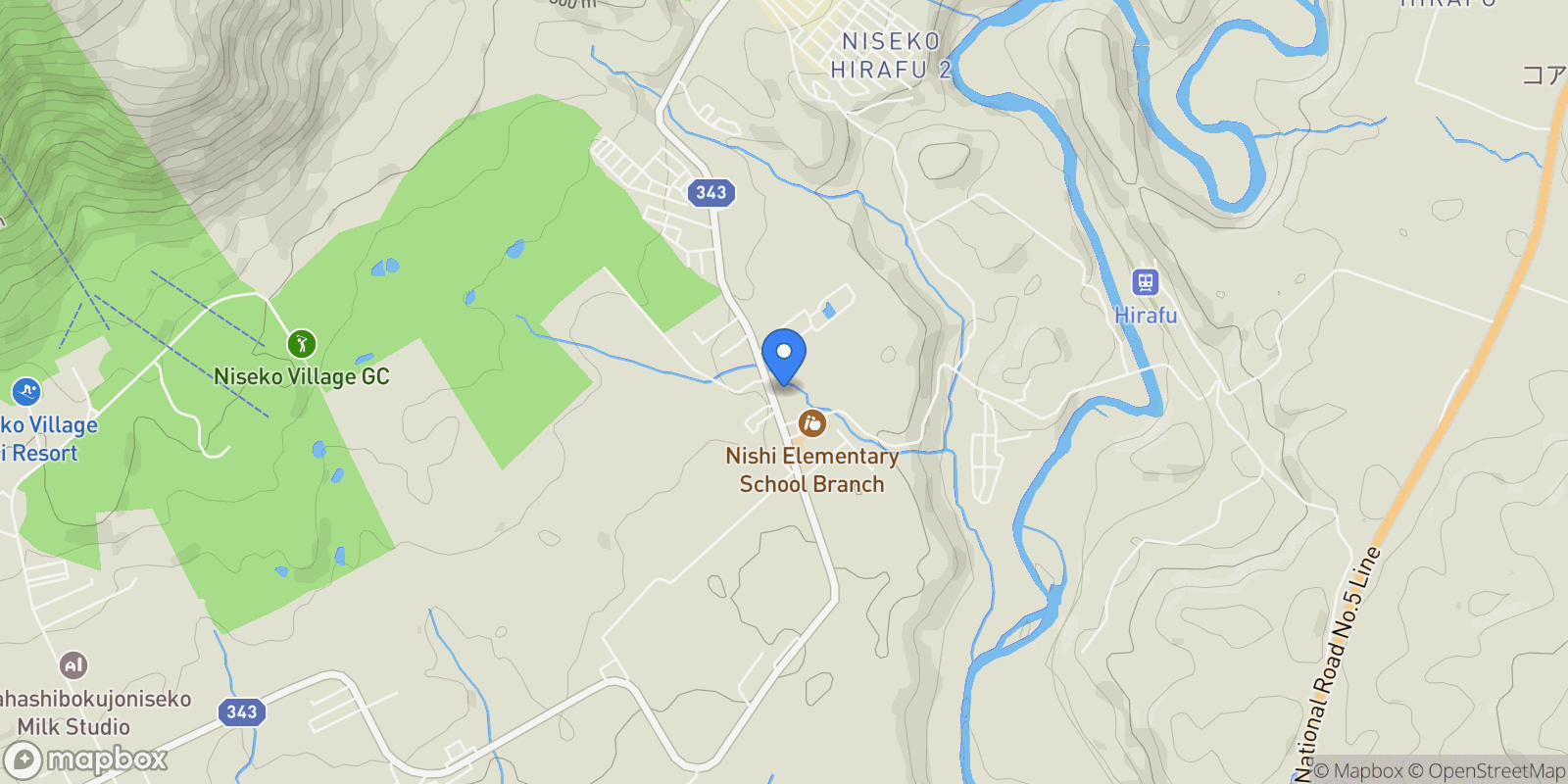 Map showing Abuta-gun, 01 044-0078, Kutchan, Hokkaido, Japan.