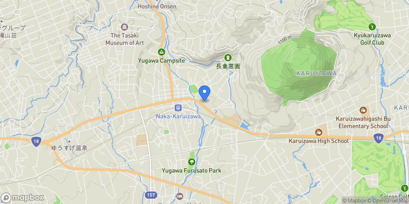 Map showing Karuizawa, 20, Karuizawa, Nagano, Japan.