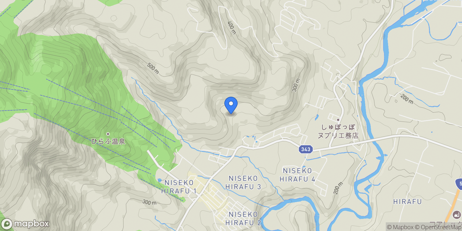 Map showing Abuta-gun, 01 044-0081, Kutchan, Hokkaido, Japan.