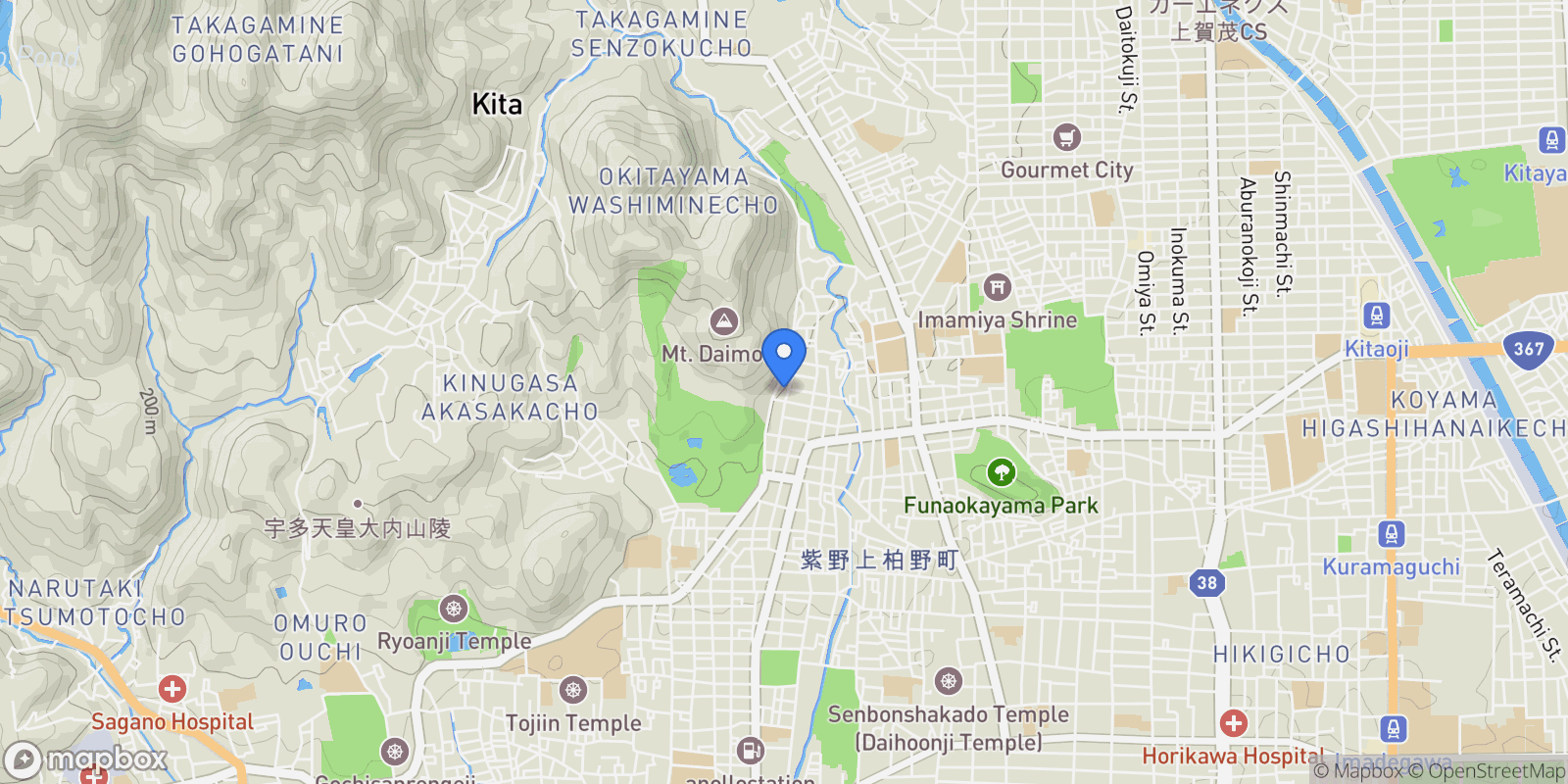 Map showing Kyoto, 26 603-8456, Kyoto, Kyoto, Japan.