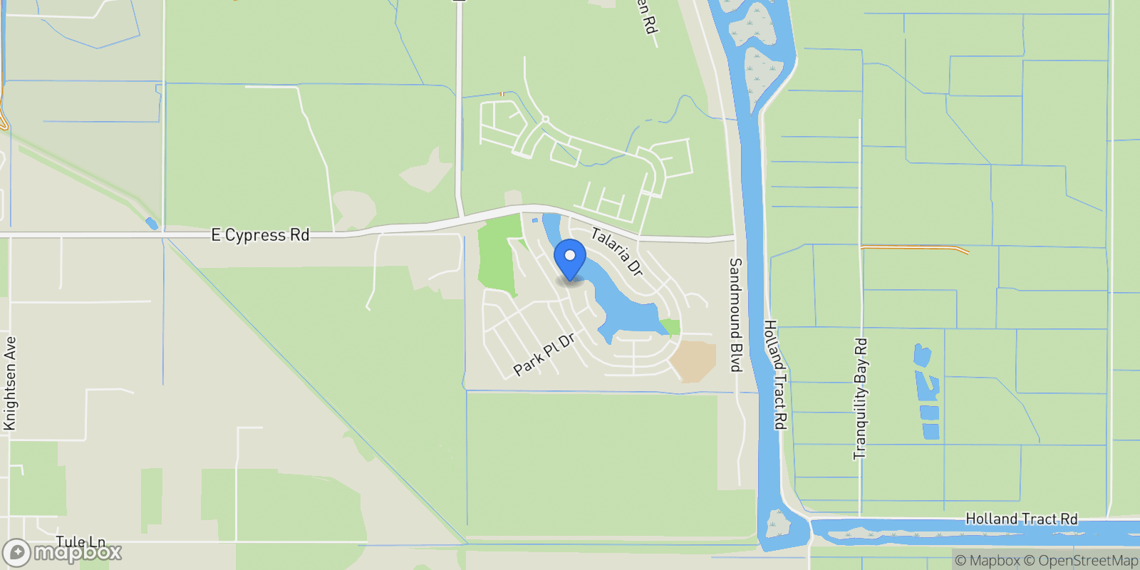 Map showing 1050 Clear Lake Dr, Oakley, California, United States.