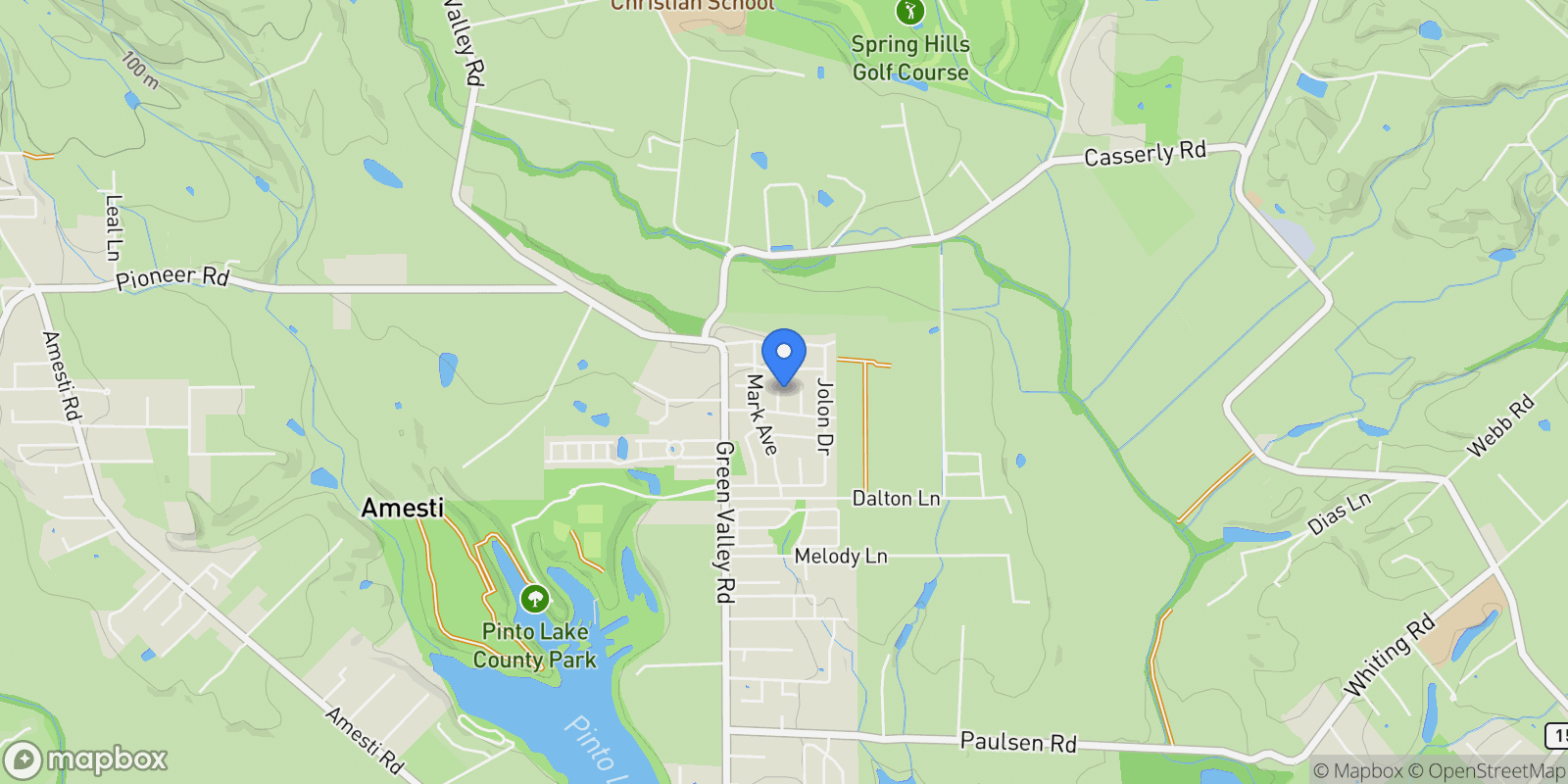 Map showing 136 Lester Court, Watsonville, CA 95076, Watsonville, California, United States.