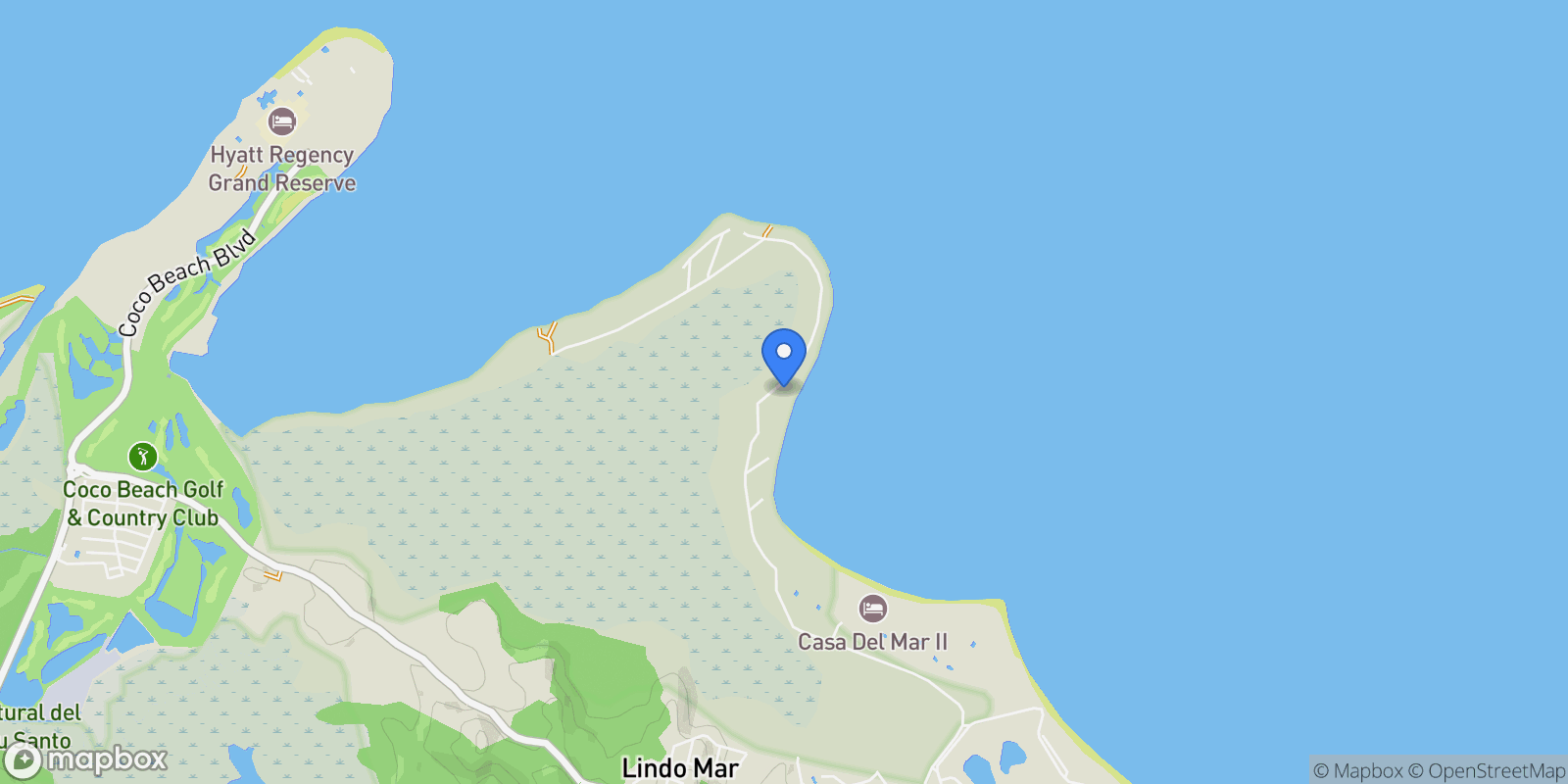 Map showing 6 Camino Las Picuas, Rio Grande, 00745, Zarzal, Río Grande, Puerto Rico.