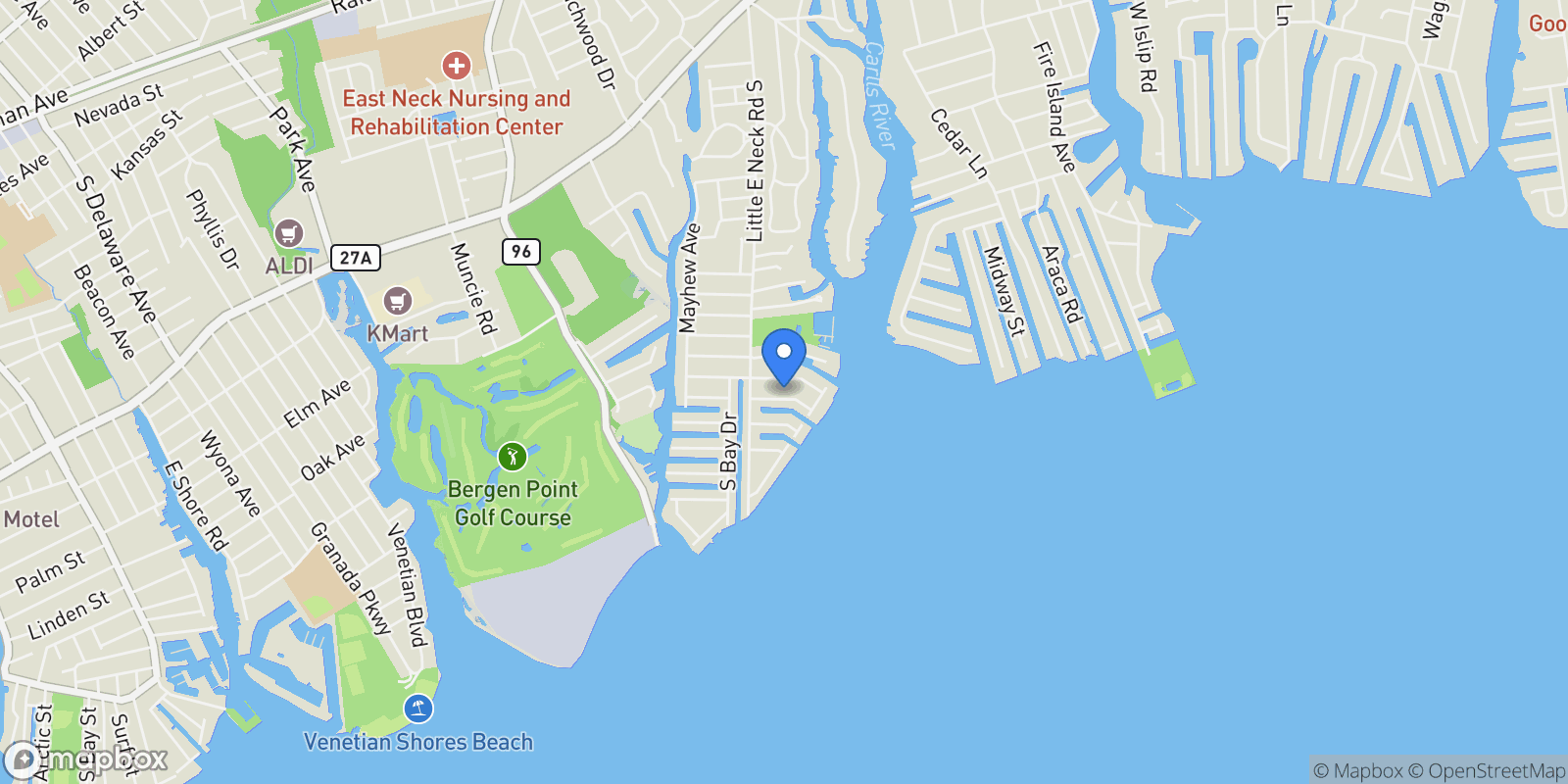 Map showing 29 E Jackson Ave, Babylon, NY 11702, Babylon, New York, United States.