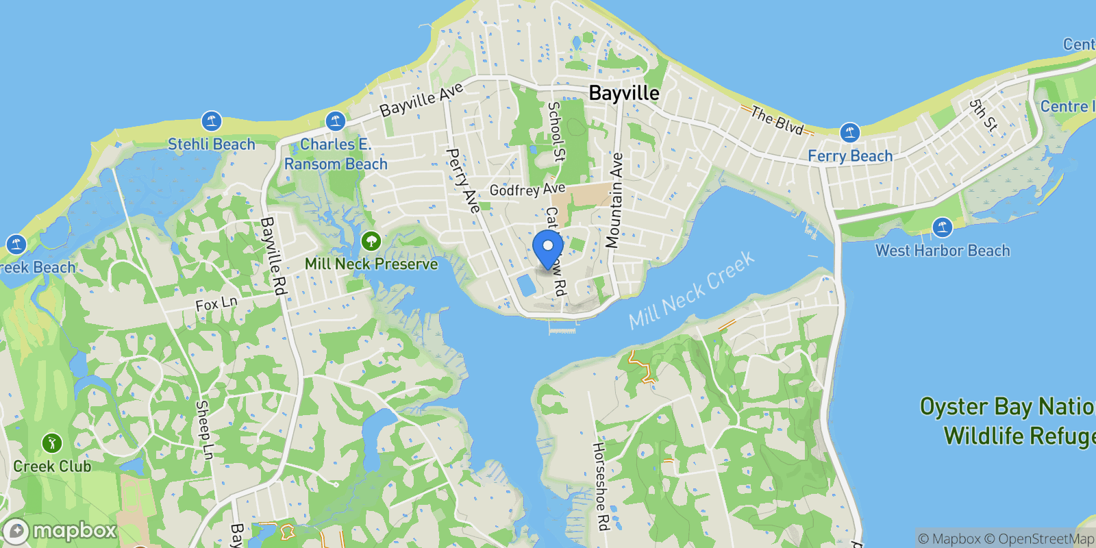 Map showing 17 Melody, Bayville, New York, United States.