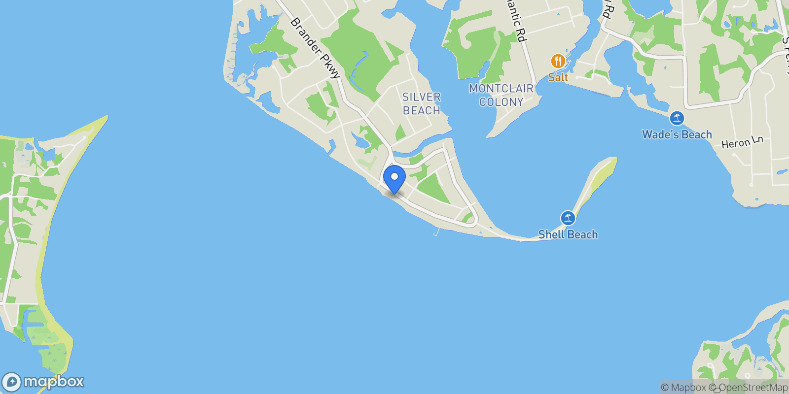 Map showing 70 Peconic Avenue, Shelter Island Heights, New York, United States.
