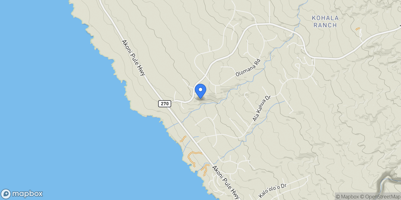 Map showing 59-400 Pupu Place , Kamuela, HI 96743, Waimea, Hawaii, United States.