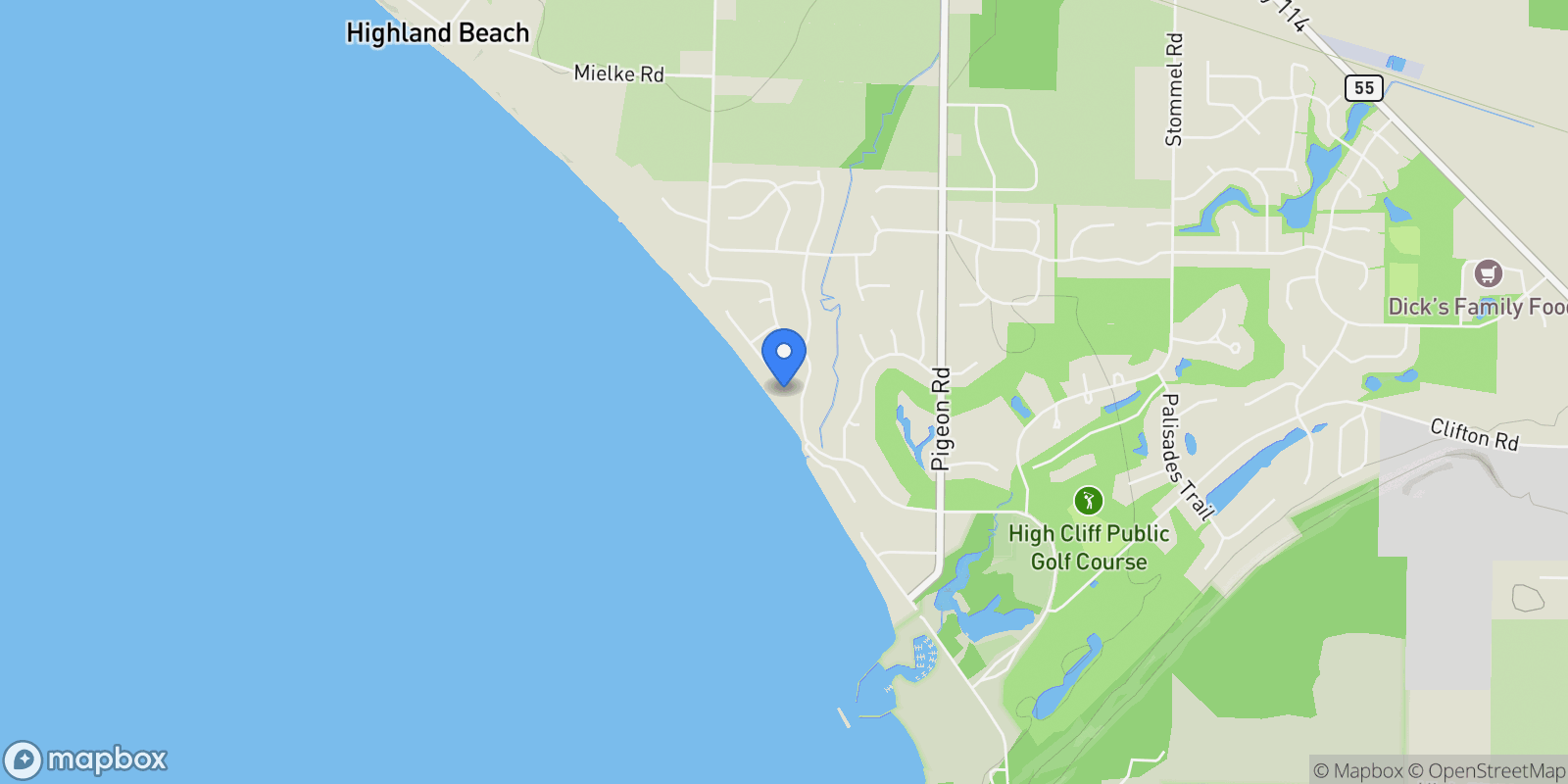 Map showing N7827 State Park Road , 41, Sherwood, WI 54169, Sherwood, Wisconsin, United States.