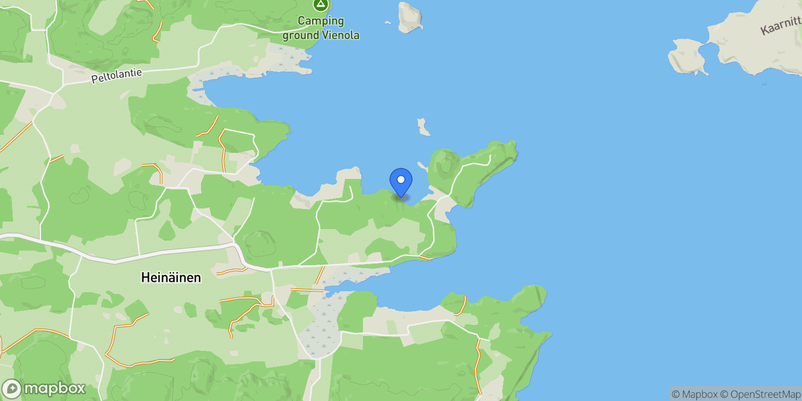 Map showing Heinäisten rantatie 86, Naantali, Finland.