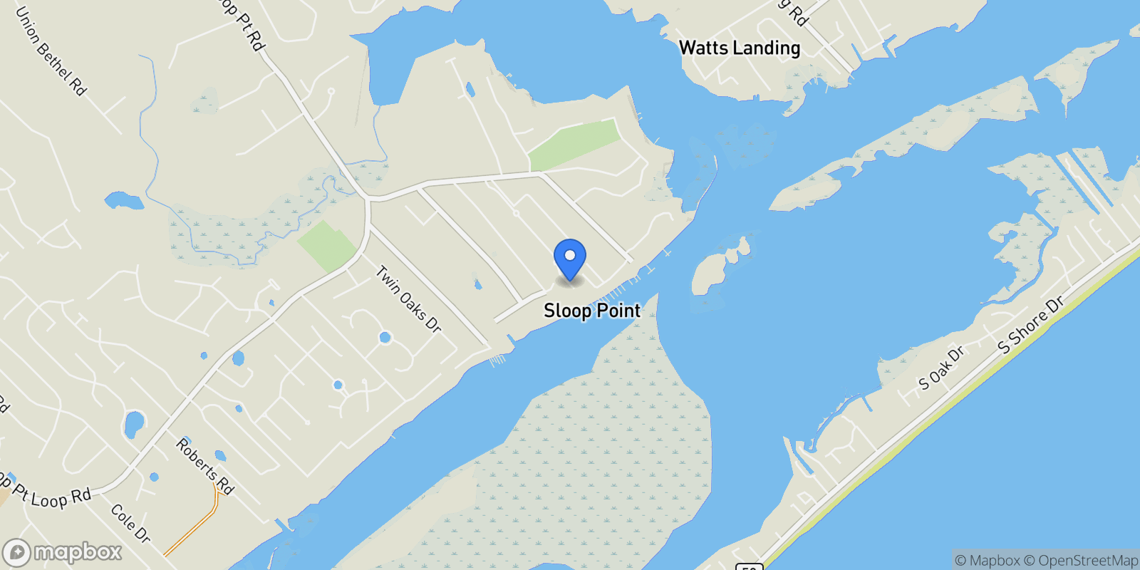 Map showing 64 Pier View Court, Hampstead, NC 28443, Hampstead, North Carolina, United States.