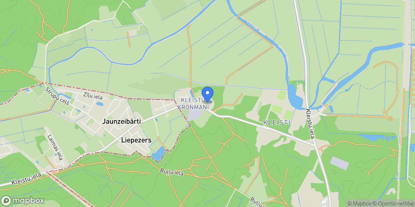 Map showing Dubultmuiža, Riga, Riga, Latvia.