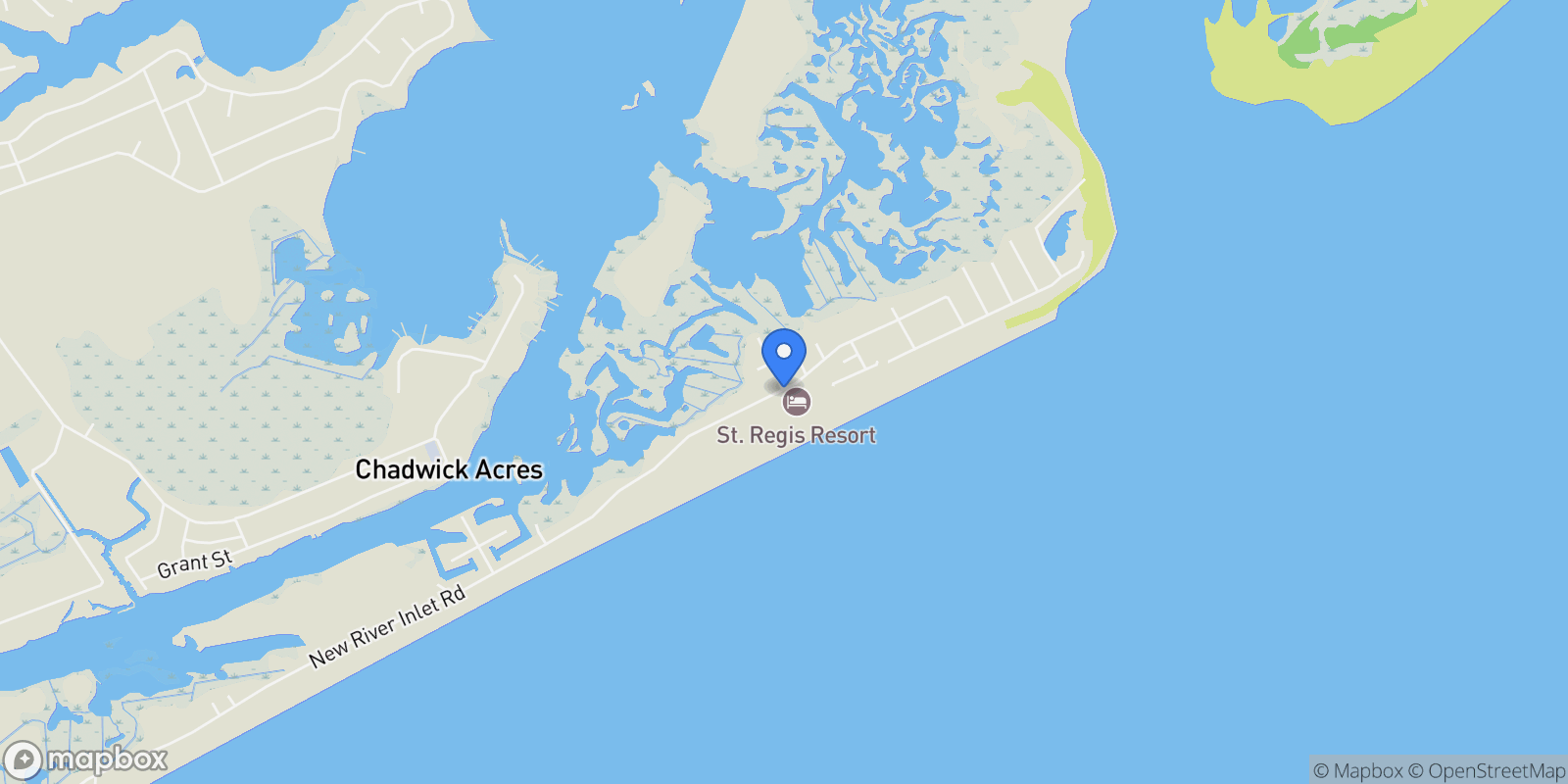 Map showing 2000 New River Inlet Road #1207, North Topsail Beach, NC 28460, North Topsail Beach, North Carolina, United States.