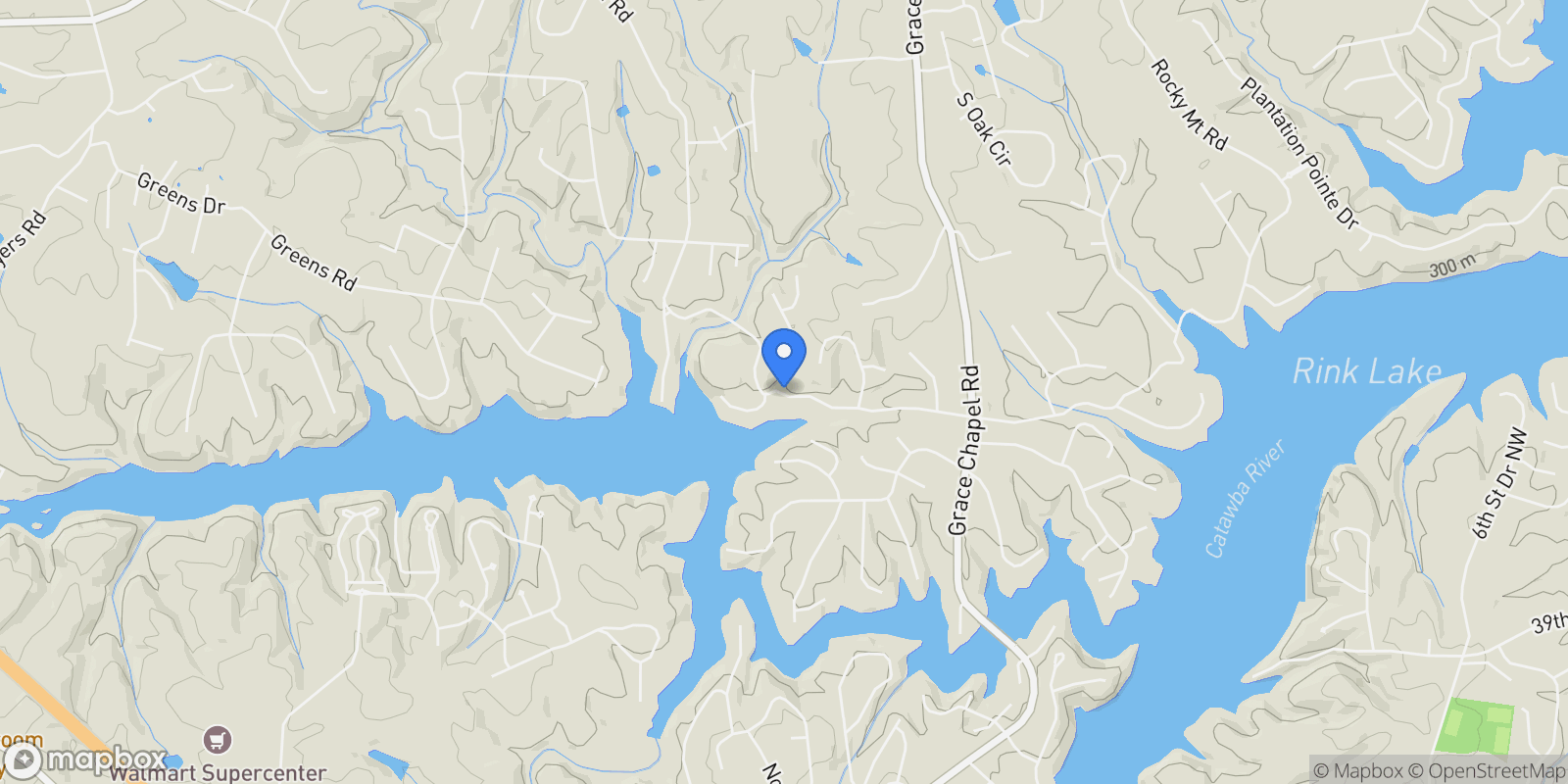 Map showing 5163 Hurricane Hill Road, Granite Falls, NC 28630, Granite Falls, North Carolina, United States.
