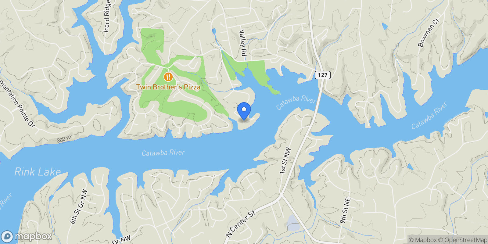 Map showing 748 Moretz Court, Hickory, NC 28601, Hickory, North Carolina, United States.
