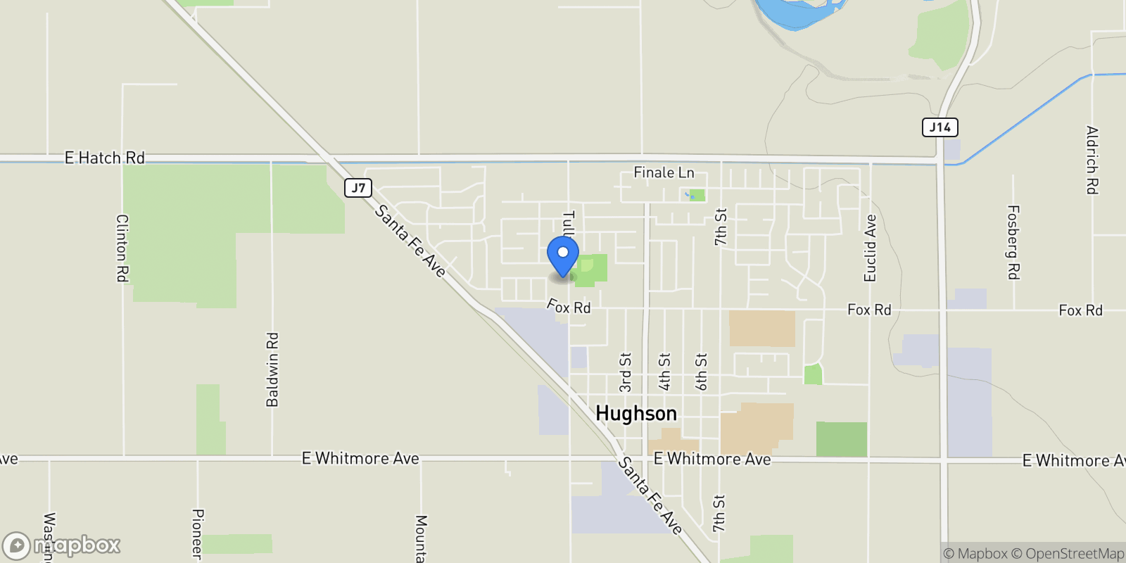 Map showing 1905 Tully Road, Hughson, CA 95326, Hughson, California, United States.
