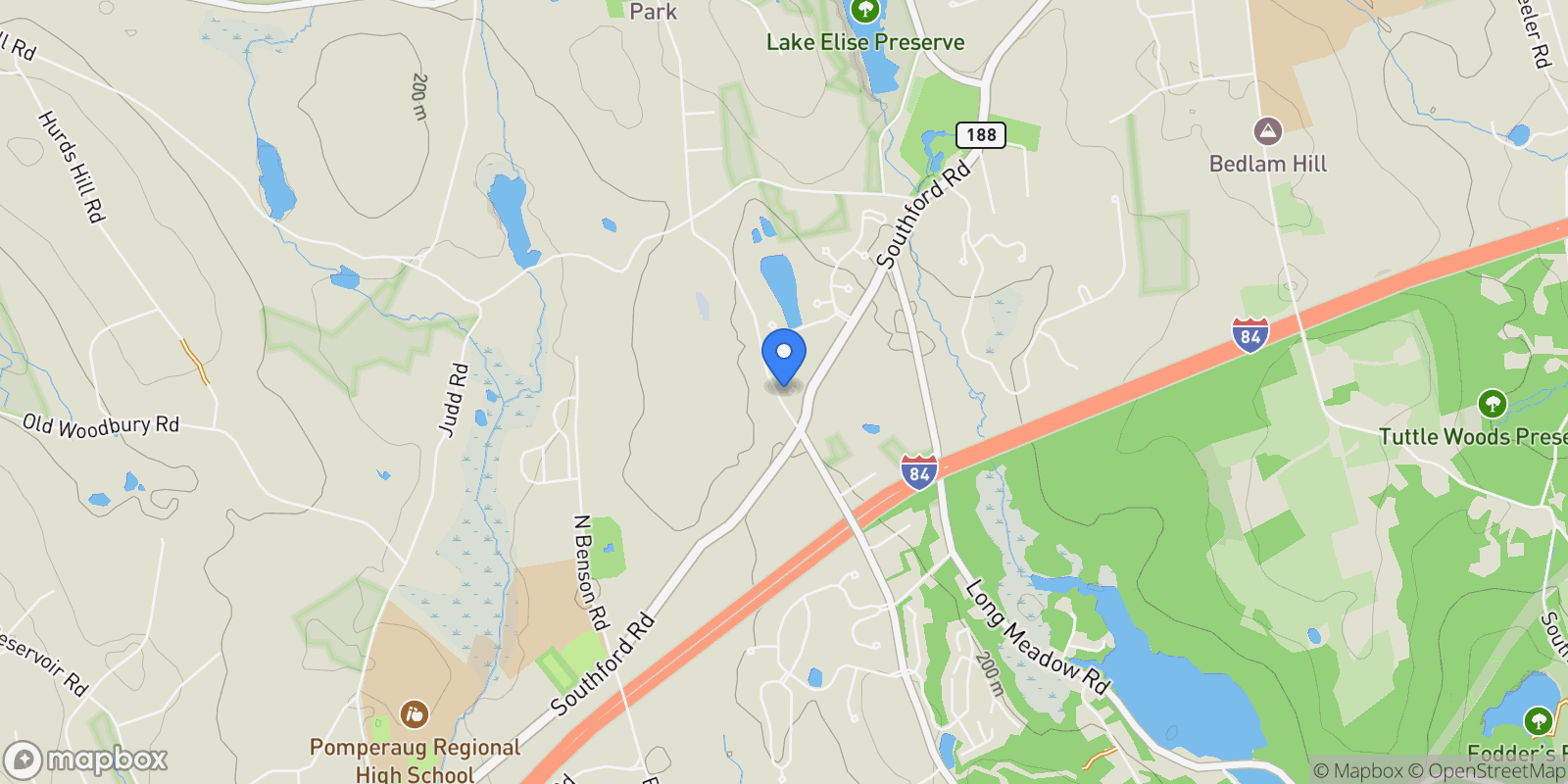 Map showing 23 Somerset Dr, Middlebury, CT 06762, Middlebury, Connecticut, United States.