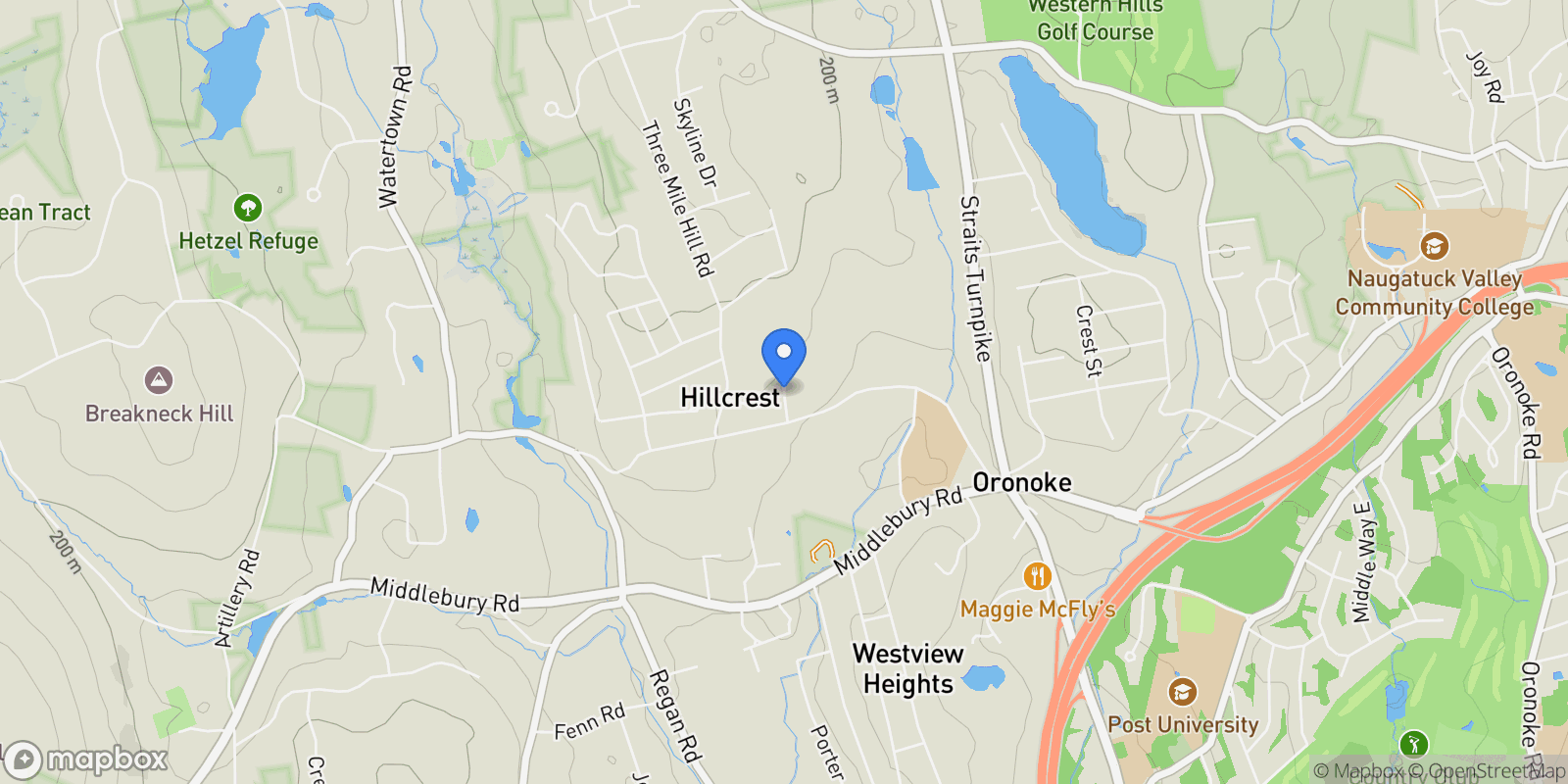 Map showing 30 Nick Road, Middlebury, CT 06762, Middlebury, Connecticut, United States.