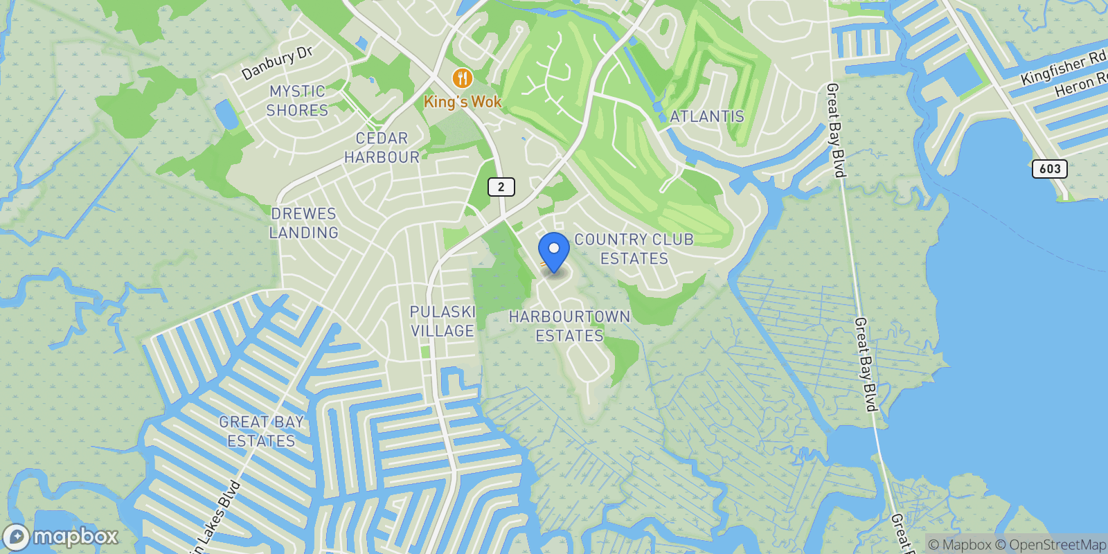 Map showing 4 Bristol Ter, Little Egg Harbor To, NJ 08087, Little Egg Harbor Township, New Jersey, United States.