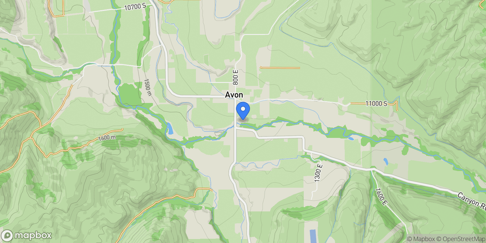 Map showing 11110 800 E, PARADISE, UT 84328, Paradise, Utah, United States.