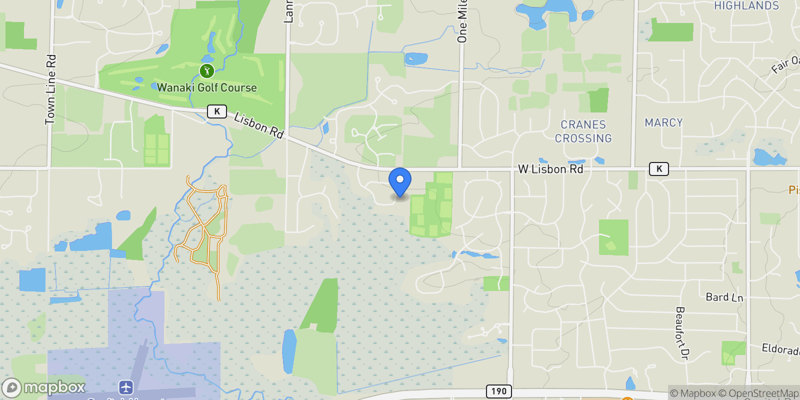 Map showing 4690 Bradon Trail E , Brookfield, WI 53045, Brookfield, Wisconsin, United States.