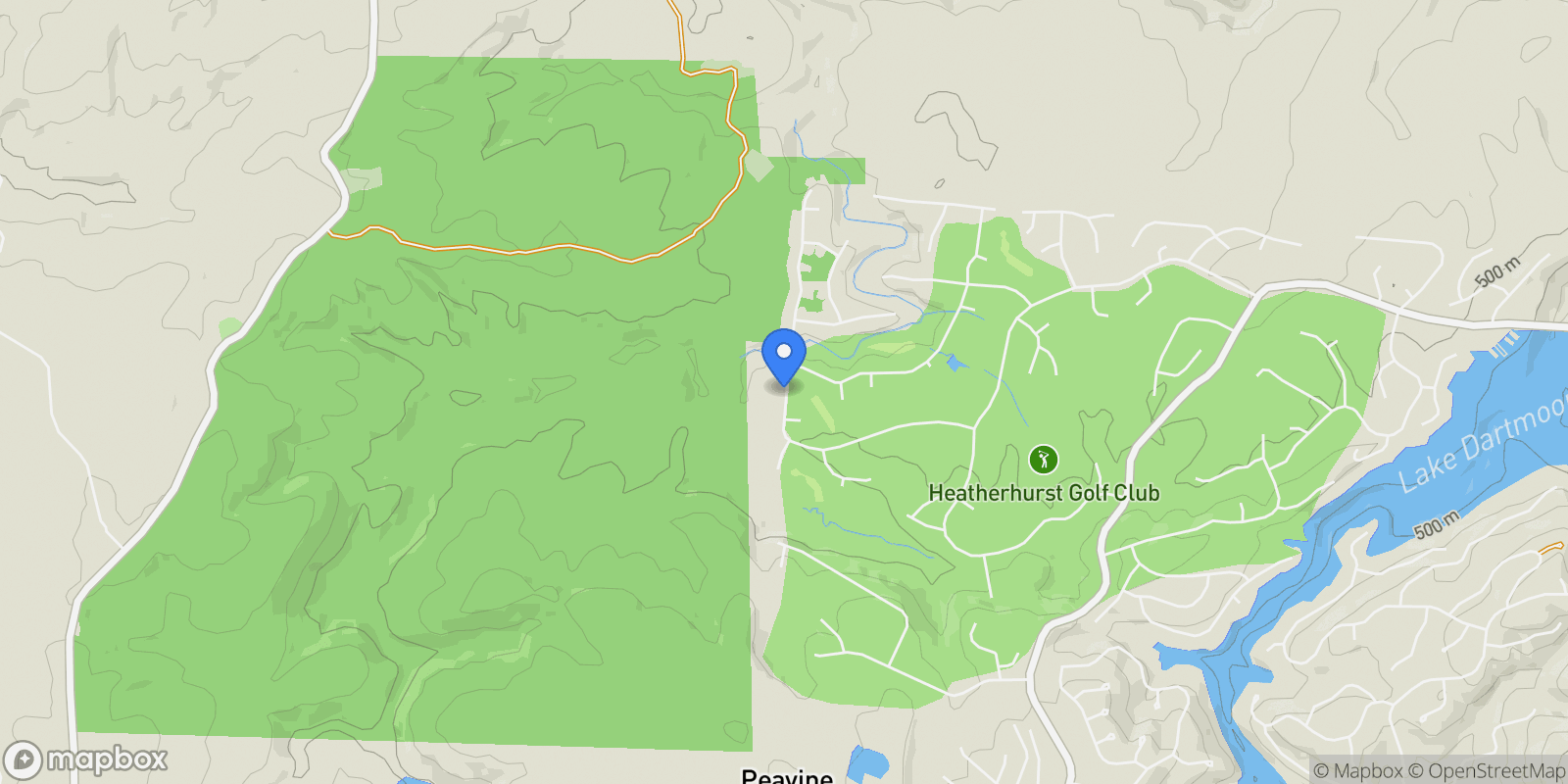 Map showing 194 Forest View Drive, Crossville, TN 38558, Crossville, Tennessee, United States.