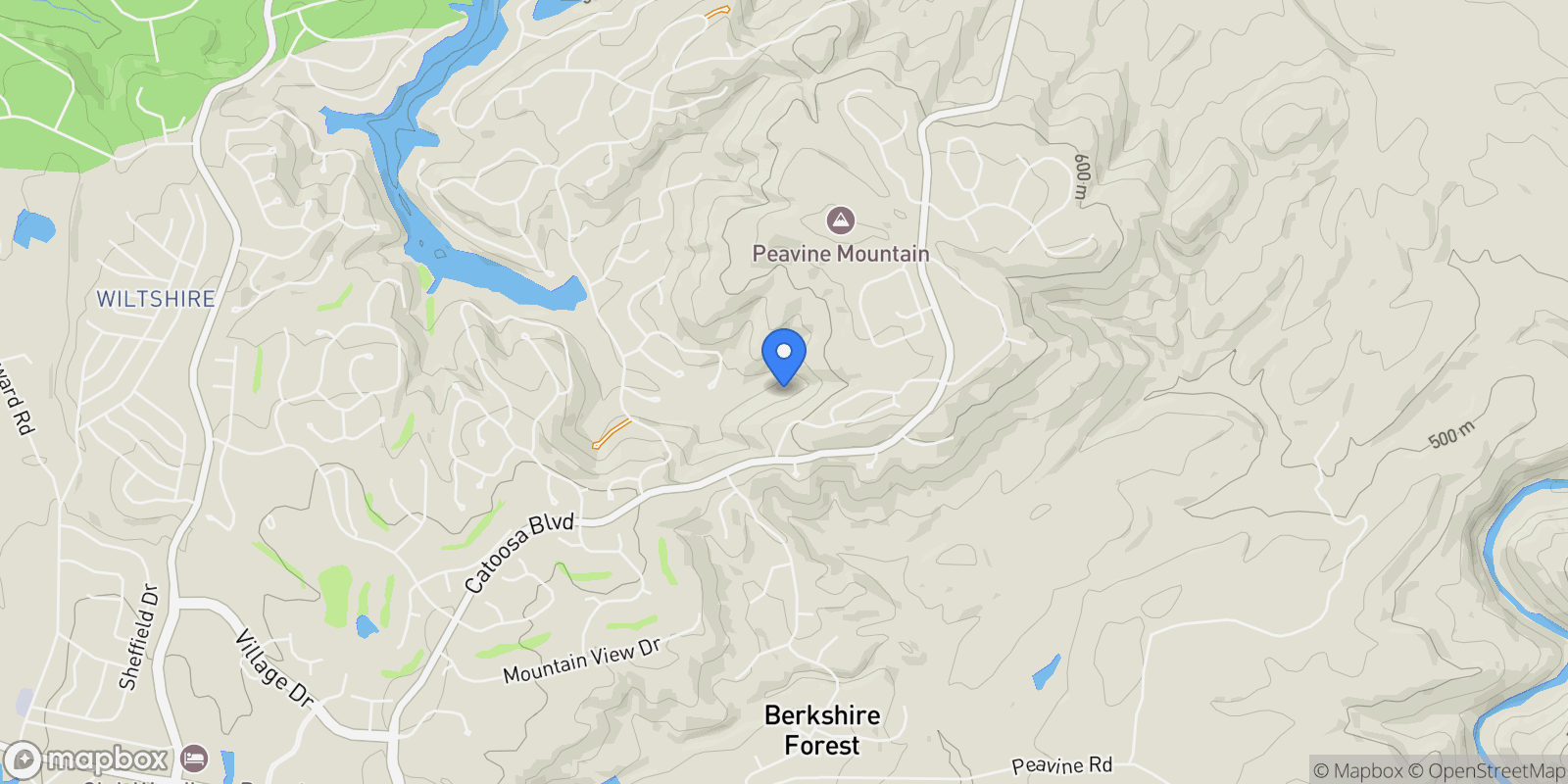 Map showing 151 Northridge Drive, Fairfield Glade, TN 38558, Fairfield Glade, Tennessee, United States.