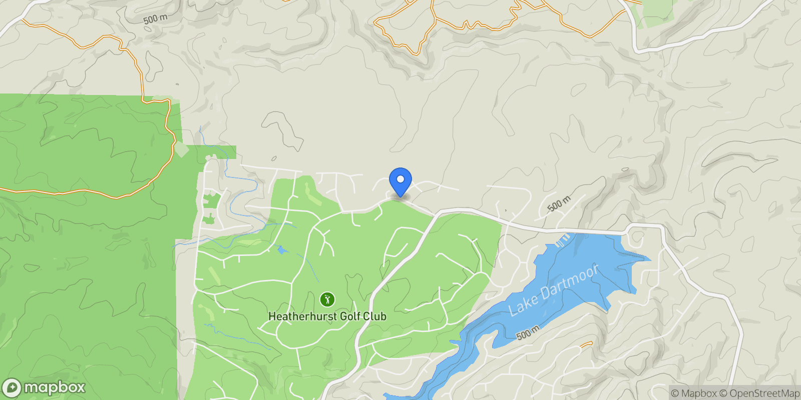 Map showing 125 Forest Hill Drive, Fairfield Glade, TN 38558, Fairfield Glade, Tennessee, United States.