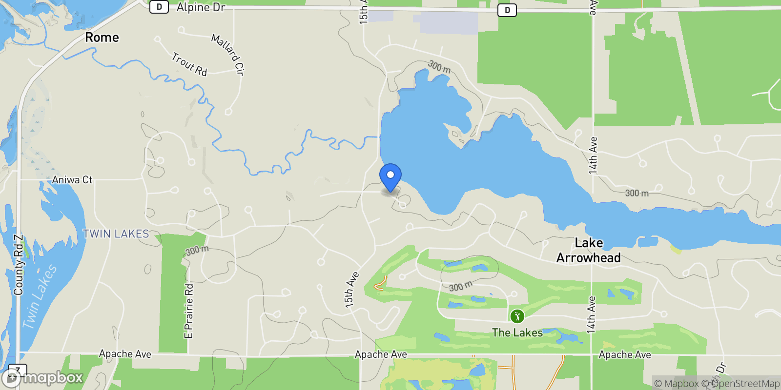 Map showing 1472 Council Hill Trail , Nekoosa, WI 54457, Nekoosa, WI, United States.