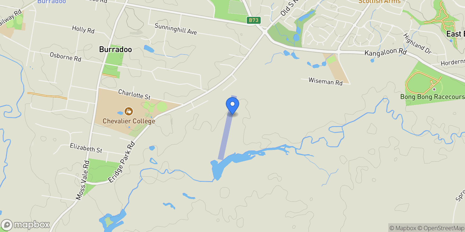 Map showing 5a Eridge Park Road, Burradoo, New South Wales, Australia.
