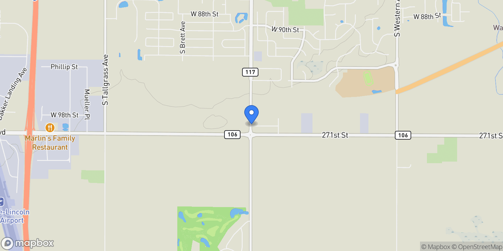 Map showing 27002 S Louise Ave, Sioux Falls, SD 57108-8114, Sioux Falls, South Dakota, United States.