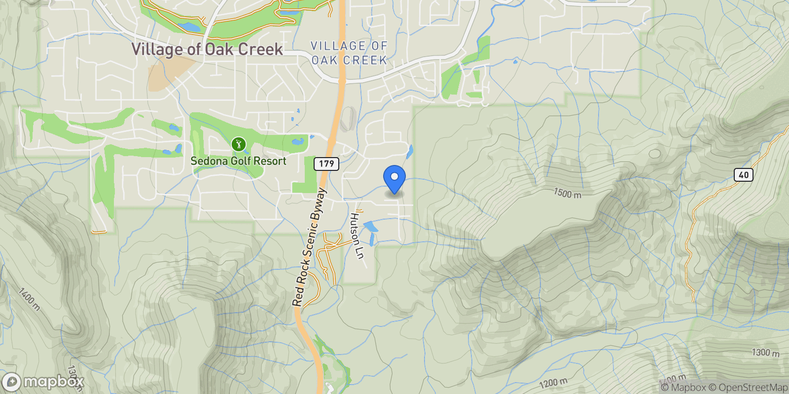 Map showing 240 Casitas Court, Sedona, Arizona, United States.