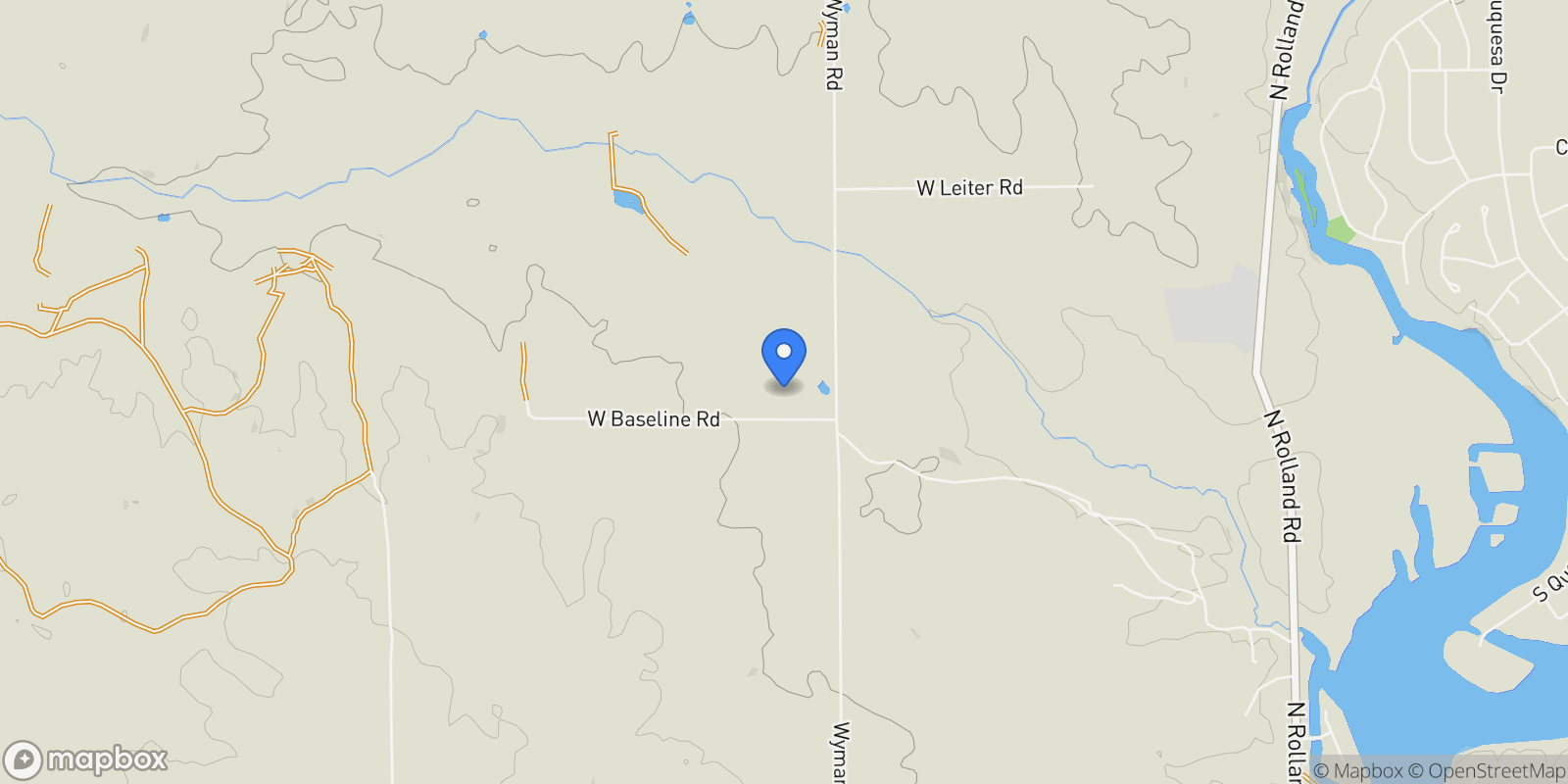 Map showing 101 N Wyman Road, Remus, MI 49340, Remus, Michigan, United States.