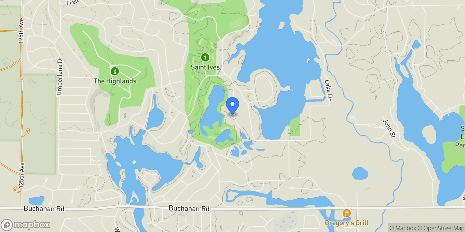 Map showing 9235 Candlestone Drive, 13, Canadian Lakes, MI 49346, Stanwood, Michigan, United States.