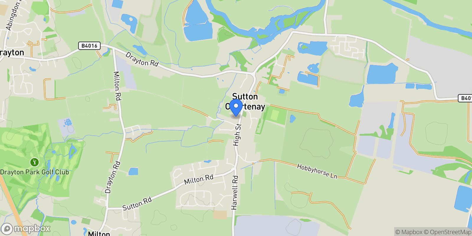 Map showing Sutton Courtenay, Oxfordshire, Sutton Courtenay, England, United Kingdom.