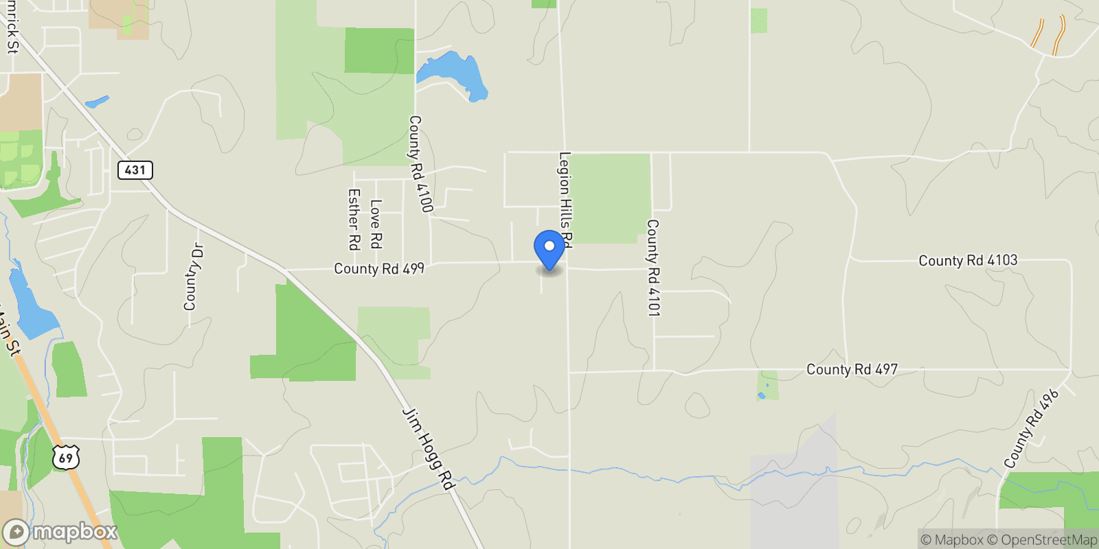 Map showing 16050 Stonebriar Ct, Lindale, TX 75771, Hideaway, Texas, United States.