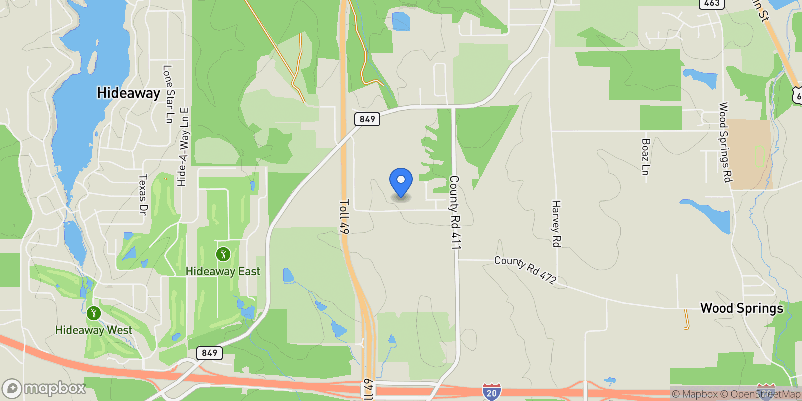 Map showing 15902 CR 472, Tyler, TX 75706, Tyler, Texas, United States.