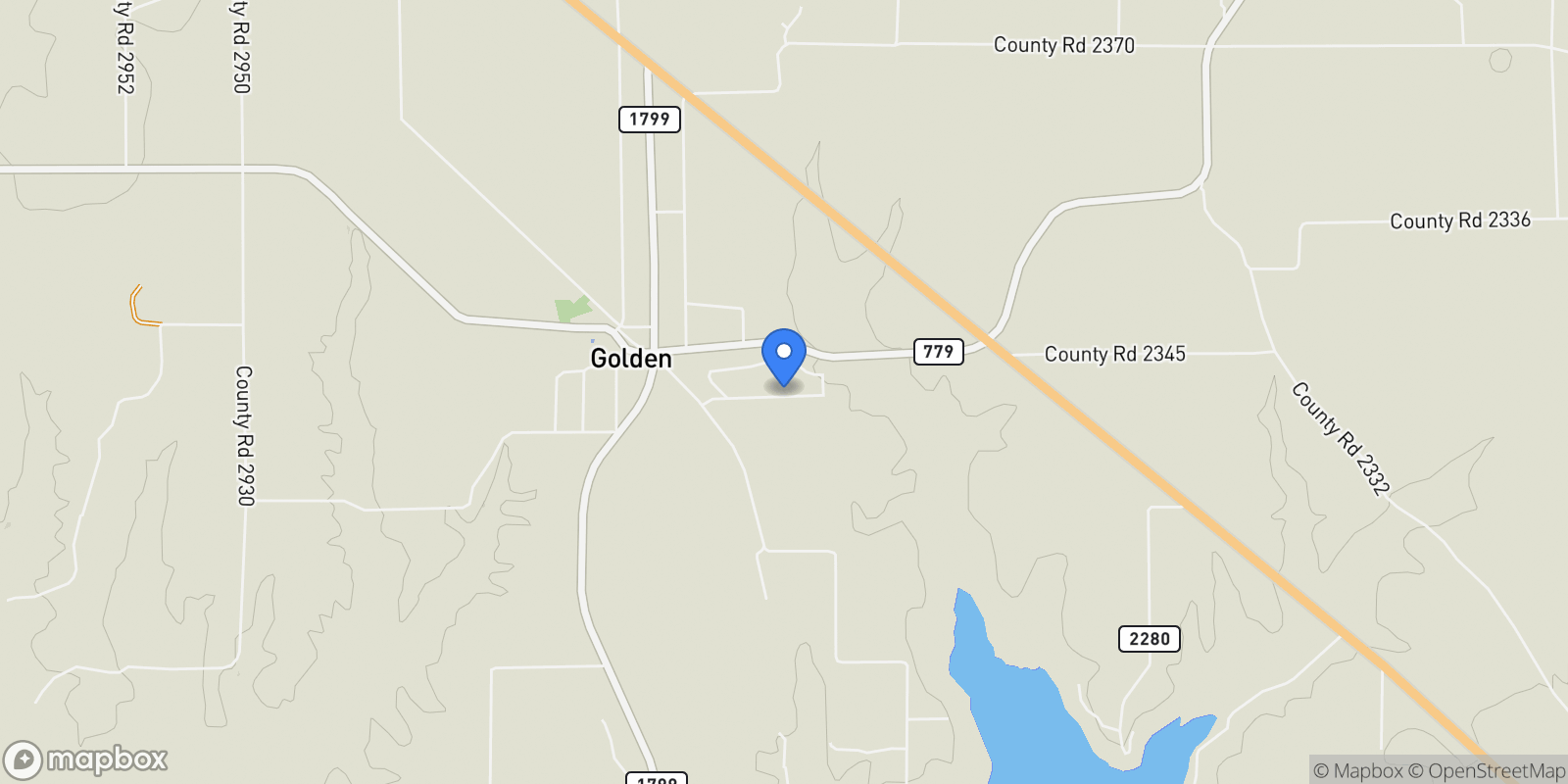 Map showing 249 PR 6936, Alba, TX 75410, Mineola, Texas, United States.