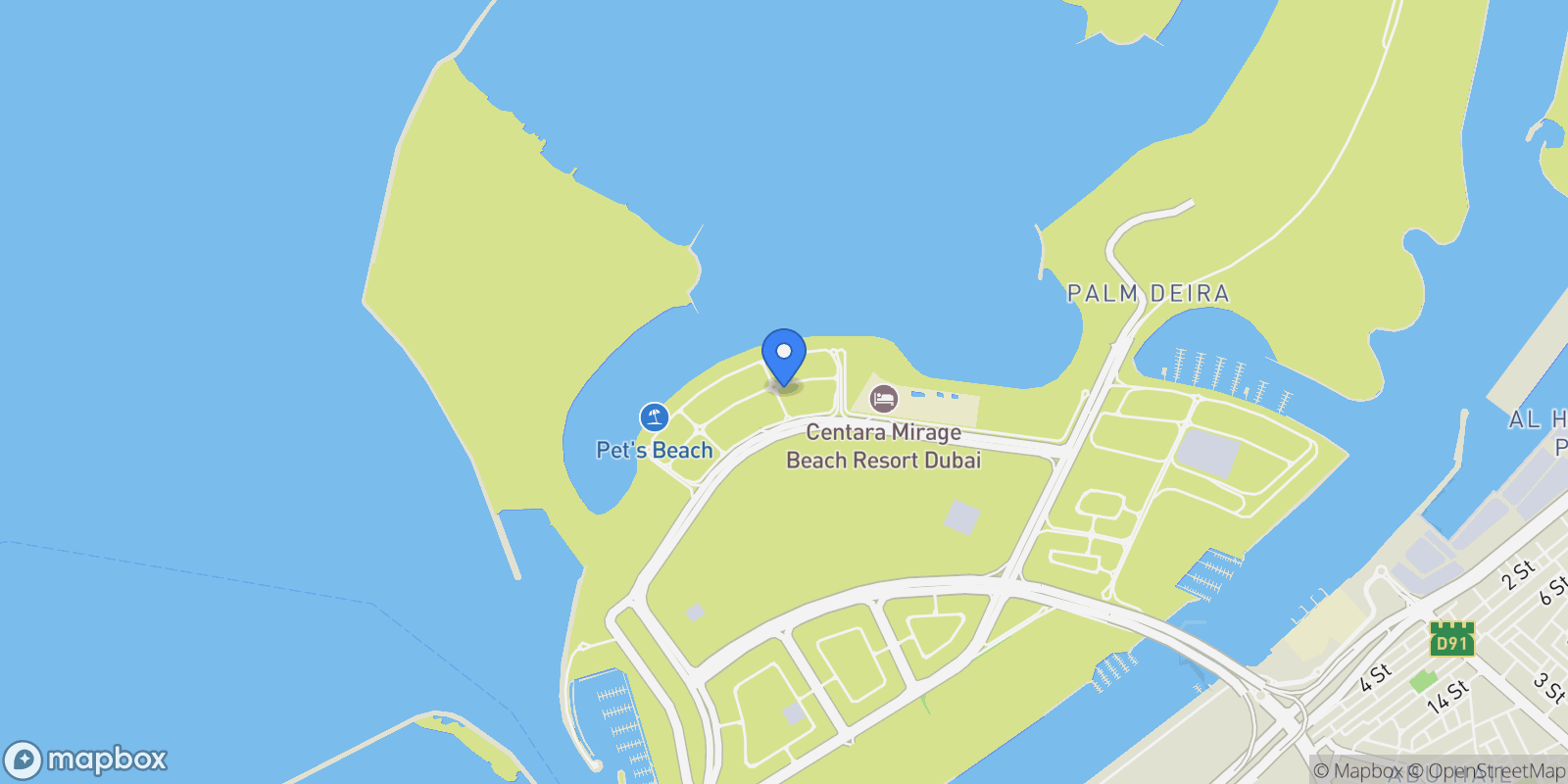 Map showing Dubai Islands - Front - Dubai - United Arab Emirates, Dubai, Dubai, United Arab Emirates.