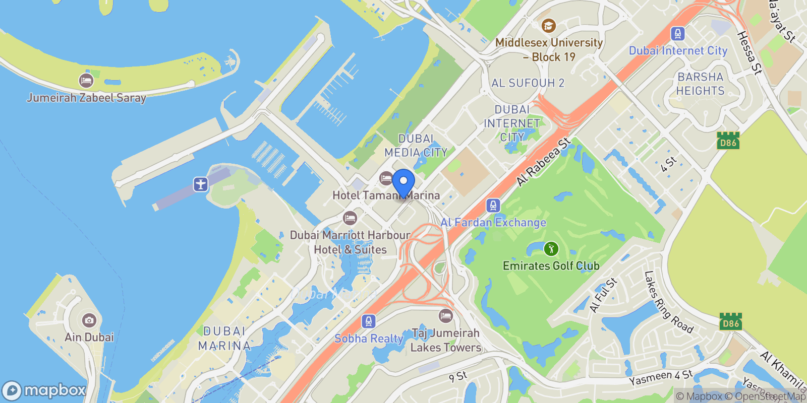 Map showing Al Khayay St - Dubai - United Arab Emirates, Dubai, Dubai, United Arab Emirates.
