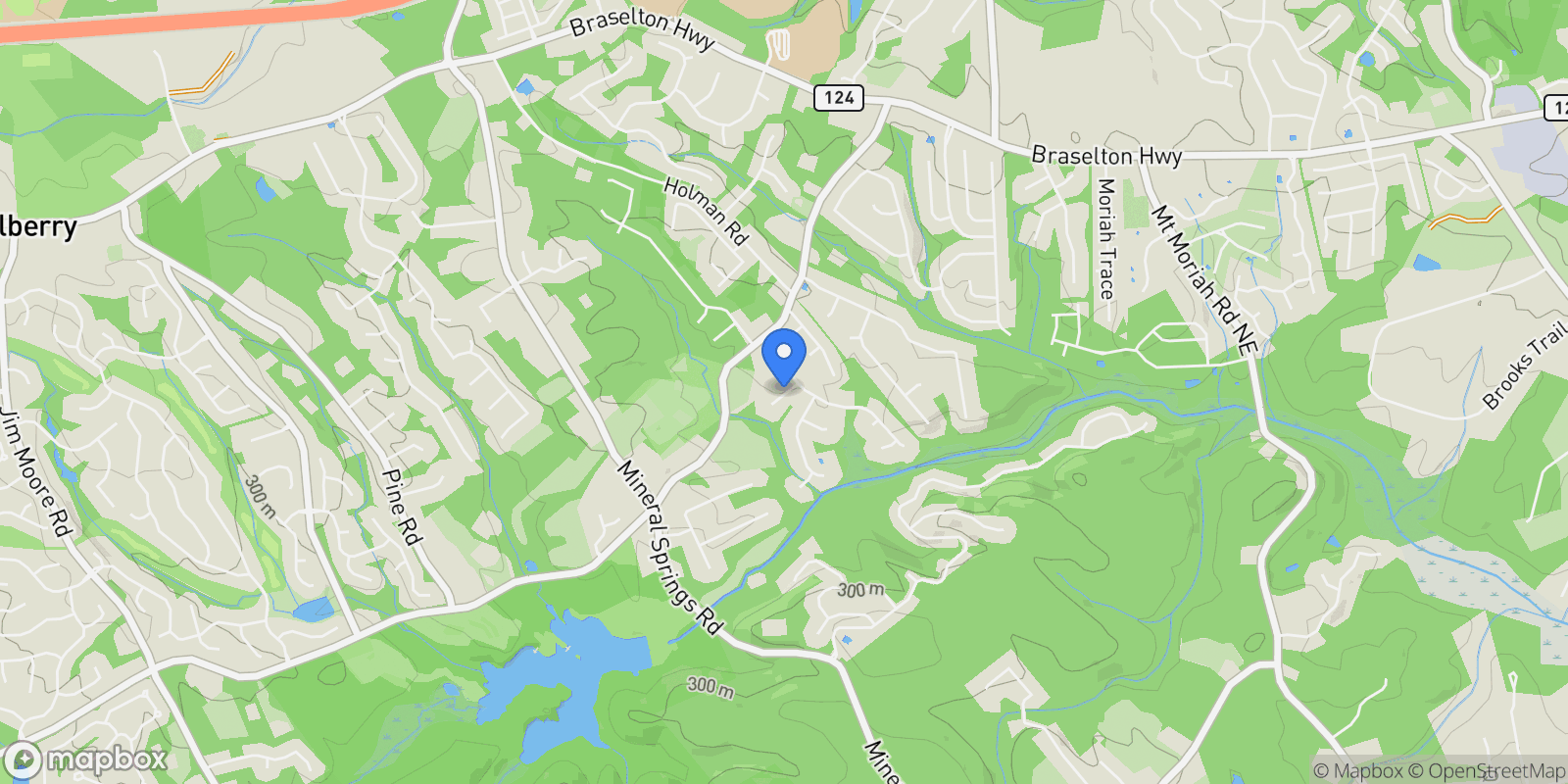 Map showing 1767 Honey Tree Place, Hoschton, GA 30548, Hoschton, Georgia, United States.