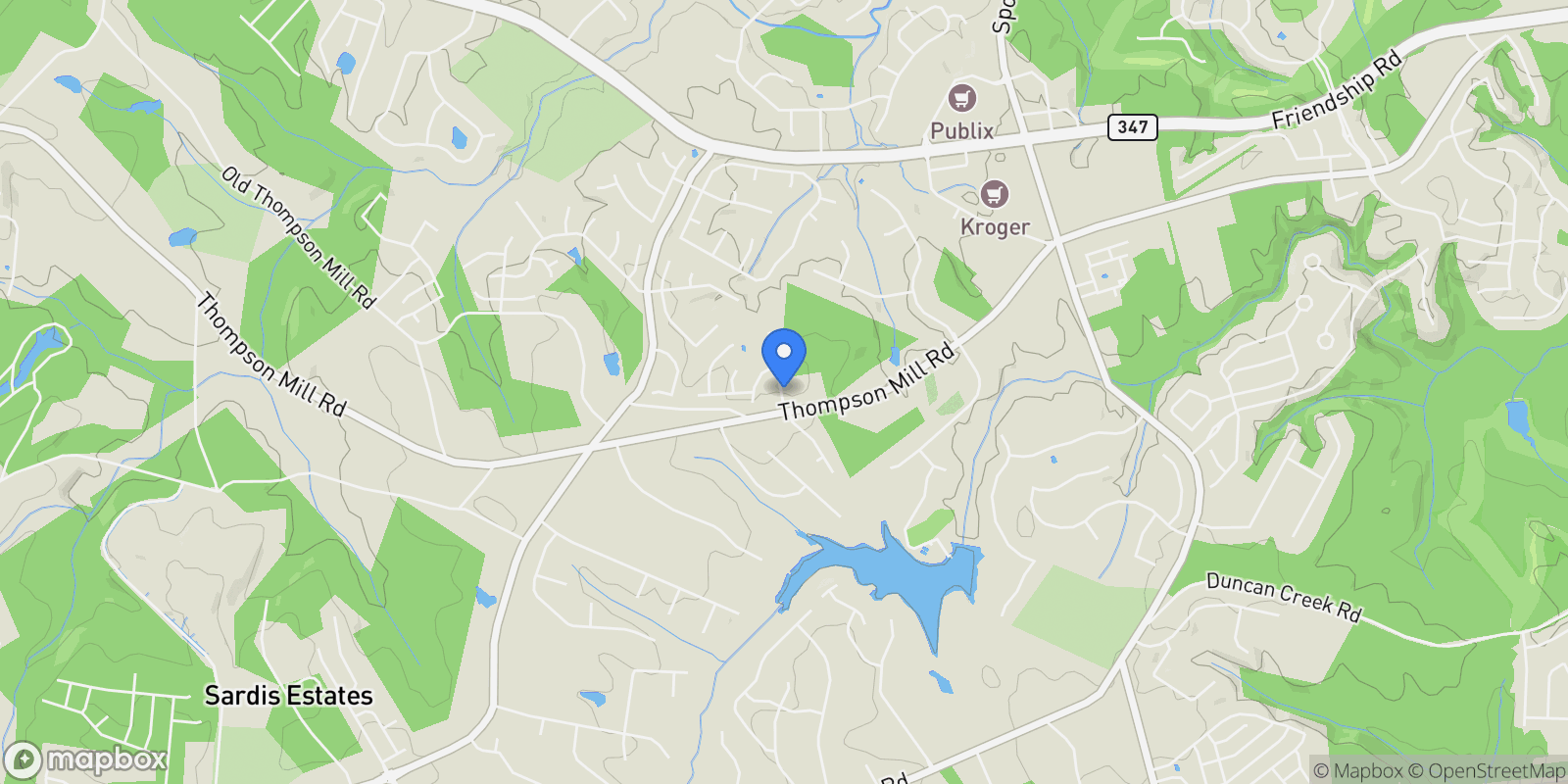 Map showing 4732 Moon Chase Drive, Buford, GA 30519, Buford, Georgia, United States.